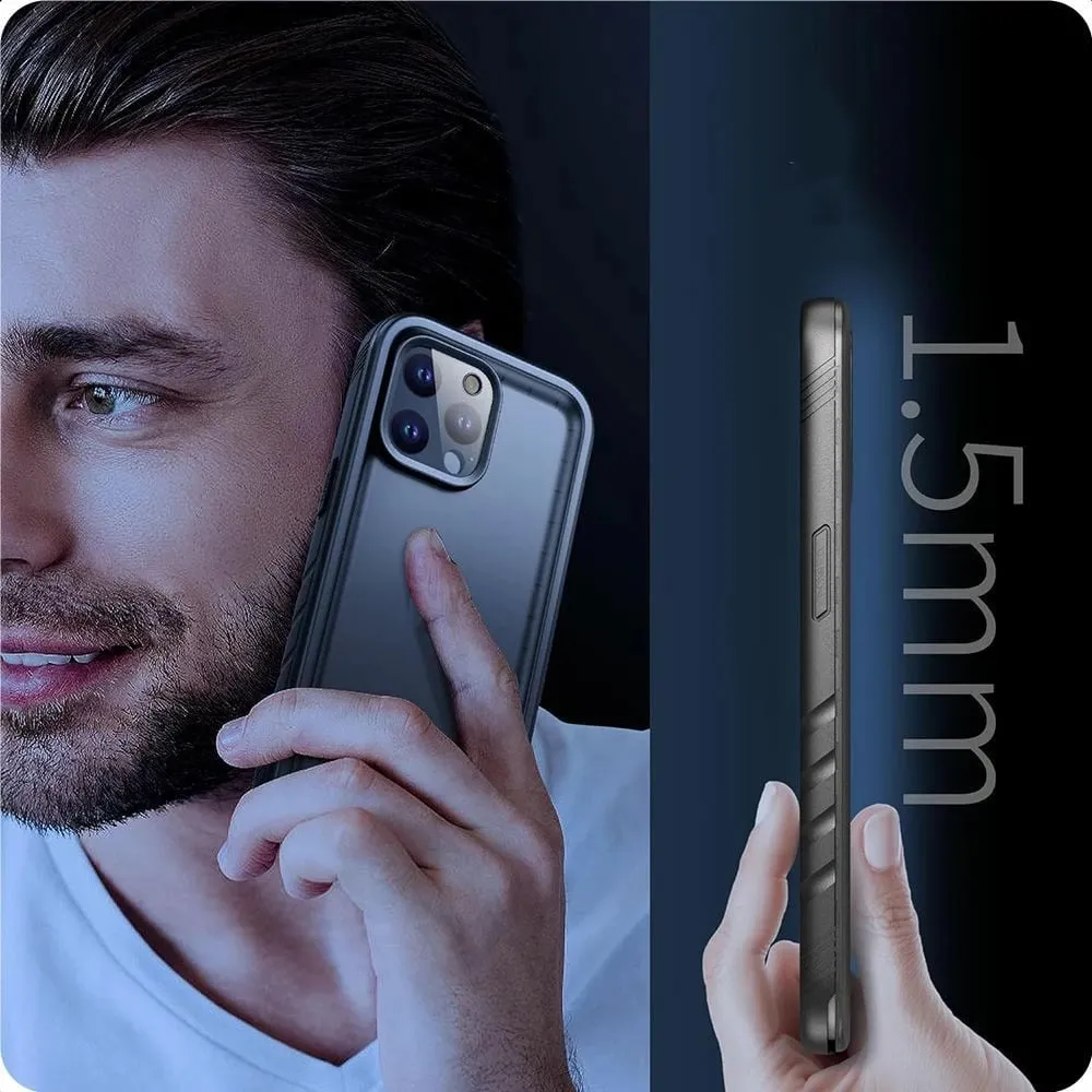 Mbështjellës Tech-Protect ShellBox IP68 për iPhone 15, i zi - 4