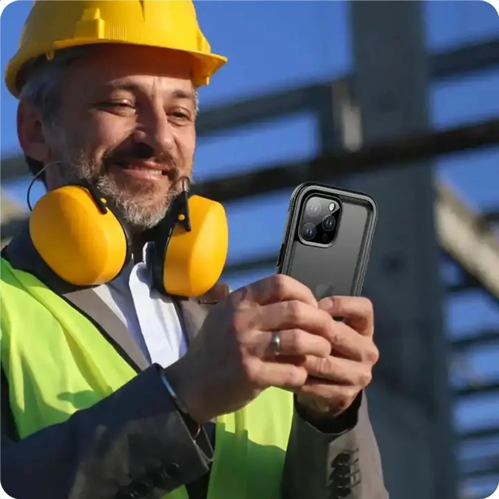 Mbështjellës Tech-Protect ShellBox IP68 për iPhone 15, i zi - 5