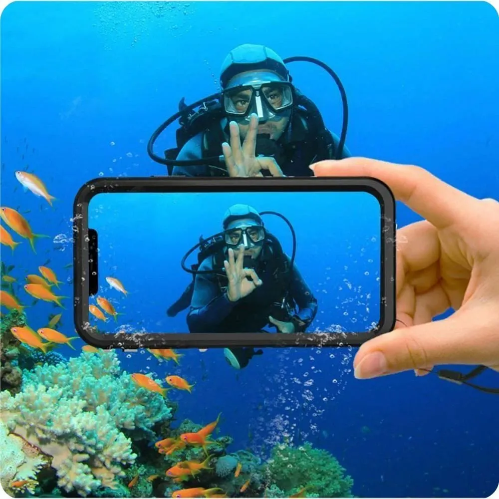 Mbështjellës Tech-Protect ShellBox IP68 për iPhone 15, i zi - 6