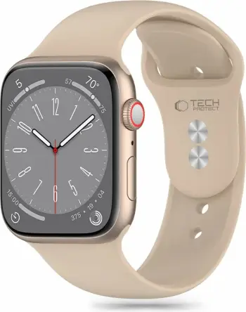 Rrip Silicone Tech-Protect për Apple Watch, 38 41mm, gri
