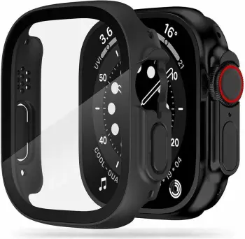 Mbrojtëse Tech-Protect Defense360 për Apple Watch Ultra 49mm, xham i temperuar, transparente