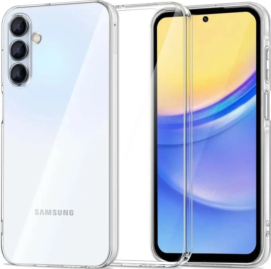 Mbështjellës Tech-Protect FlexAir për Samsung Galaxy A55 5G, Transparent-Glitter - 1