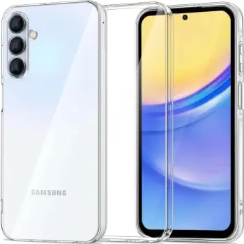 Mbështjellës Tech-Protect FlexAir për Samsung Galaxy A55 5G, Transparent-Glitter