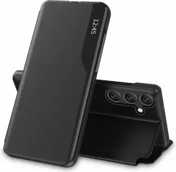 Mbështjellës Tech-Protect Smart View për Samsung Galaxy A55 5G, i zi