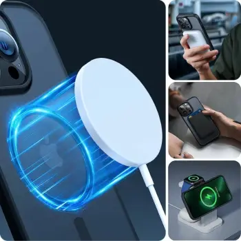 Mbështjellës Tech-Protect MagMat 2 për iPhone 15 Pro, MagSafe, titanium mat