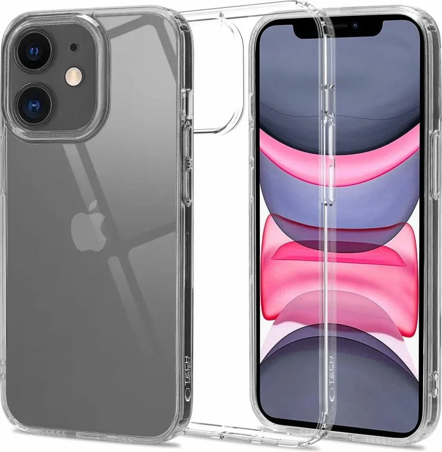 Mbulesë telefoni Tech-Protect Flexair Hybrid, për iPhone 11, transparente - 1