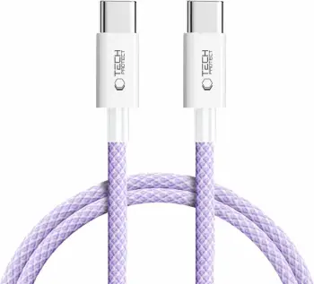 Kabllo USB-C Tech-Protect Ultraboost Lite 1m, 60W/3A, Vjollcë