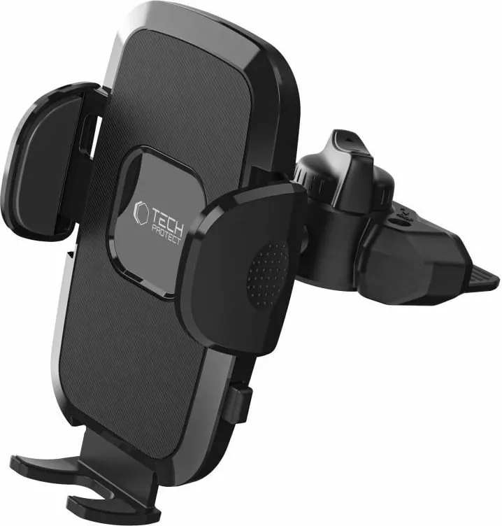 Mbajtëse universale për makinë Tech-Protect V3, montim në CD, rrotullim 360°, e zezë - 3