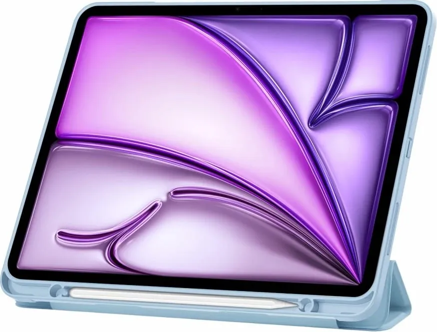 Mbështjellës Tech-Protect SC Pen për iPad Air 13" 2024, silikon, kaltër e çelët - 5