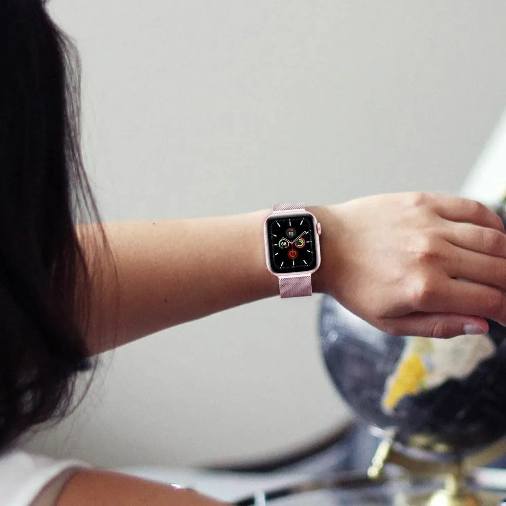 Rrip për Apple Watch Tech-Protect MilaneseBand, 38/40/41 mm, Rozë - 4