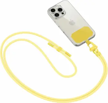 Rrip kryq për telefon Tech-Protect C5S Rope, i rregullueshëm, i zi