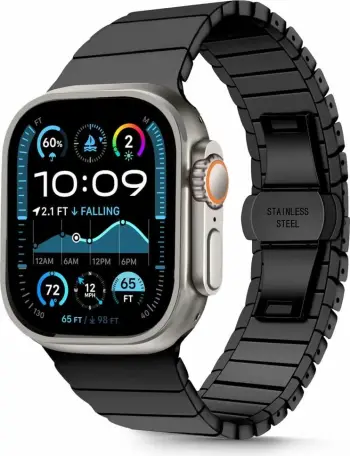 Byzylyk çeliku për Apple Watch Tech-Protect LinkBand, 44/45/46/49 mm, Titanic