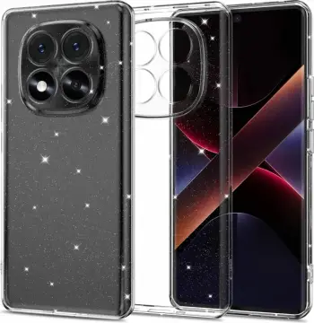 Mbështjellës Tech-Protect FlexAir për Xiaomi Redmi Note 14 Pro 5G / Poco X7 5G, lule, transparent
