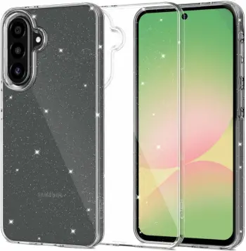 Mbështjellës Tech-Protect FlexAir për Samsung Galaxy A56 5G, Transparent Glitter