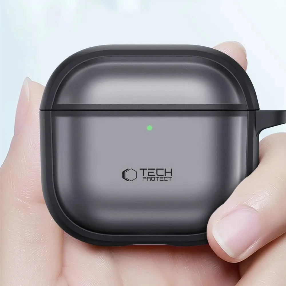 Mbështjellës Tech-Protect Slim Hook për AirPods 4, i zi - 2