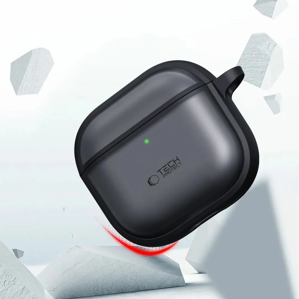 Mbështjellës Tech-Protect Slim Hook për AirPods 4, i zi - 5