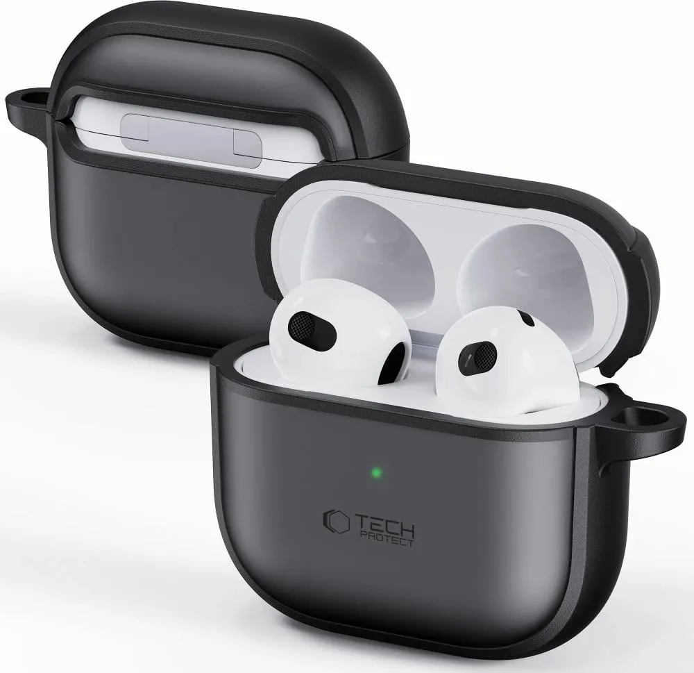Mbështjellës Tech-Protect Slim Hook për AirPods 4, i zi - 9