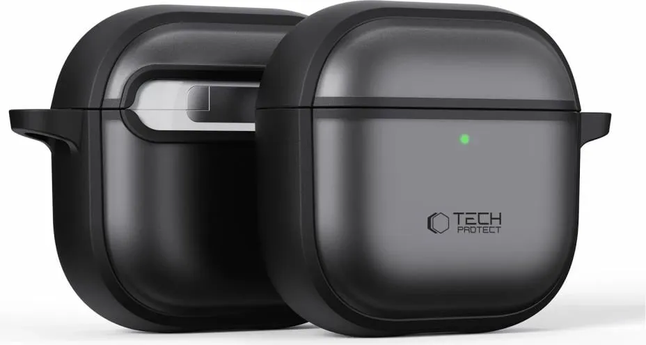 Mbështjellës Tech-Protect Slim Hook për AirPods 4, i zi - 10