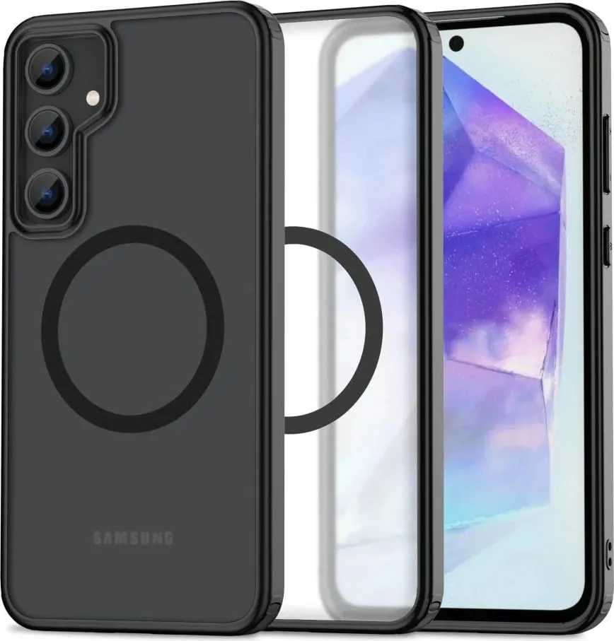 Mbështjellës Tech-Protect MagMat për Samsung Galaxy A55 5G, MagSafe, i zi mat - 1