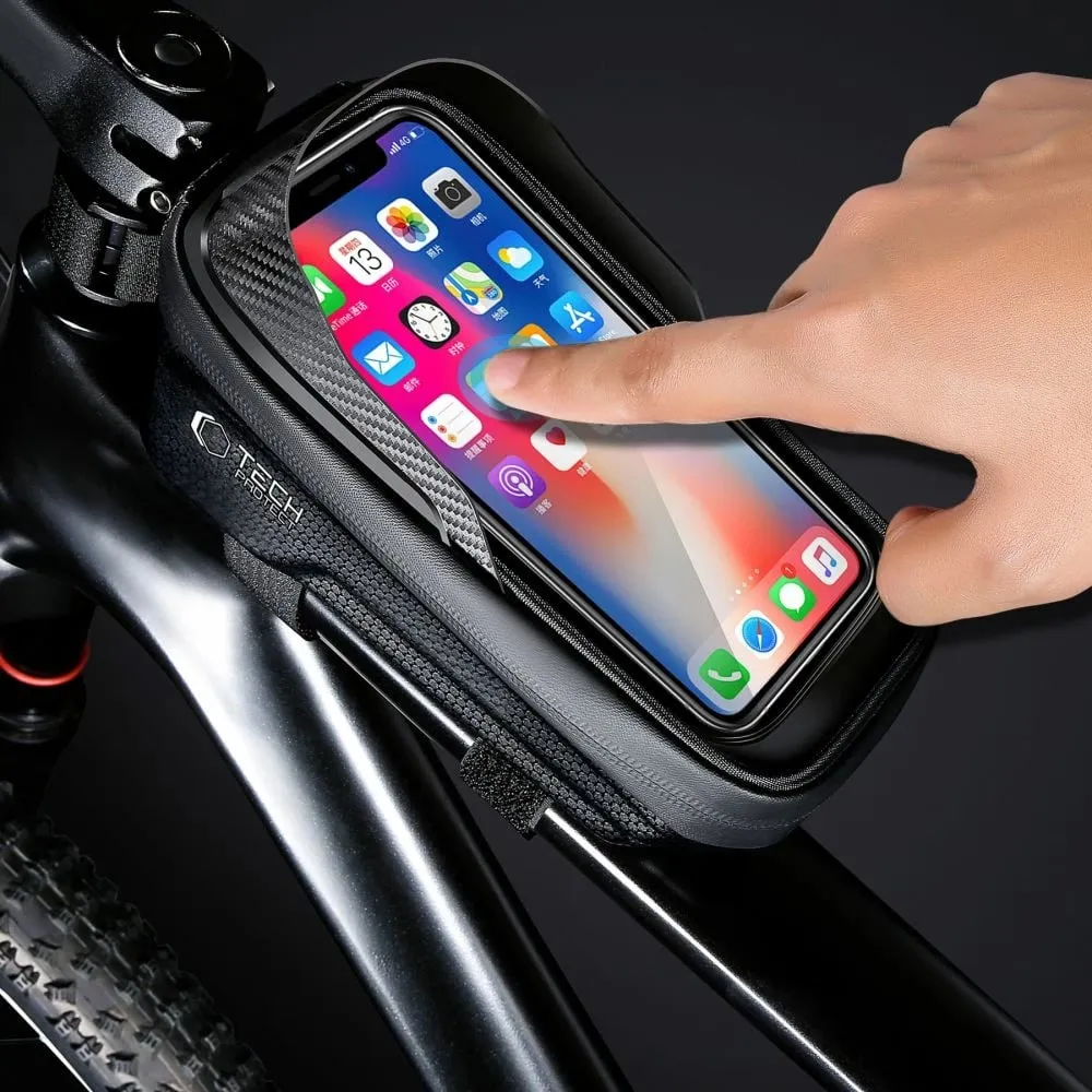 Çantë biçiklete Tech-Protect V2 me hapësirë për telefon, 1L, e zezë - 3