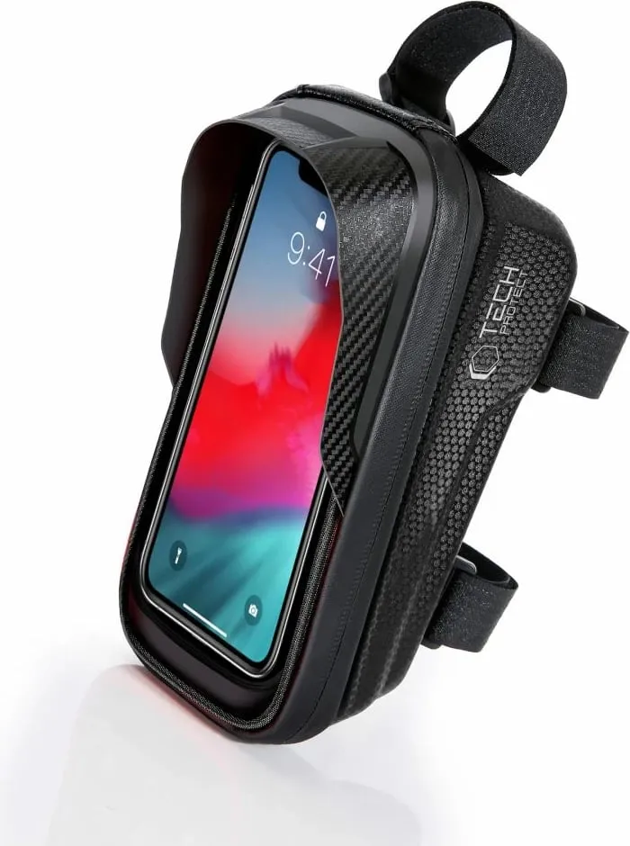 Çantë biçiklete Tech-Protect V2 me hapësirë për telefon, 1L, e zezë - 5
