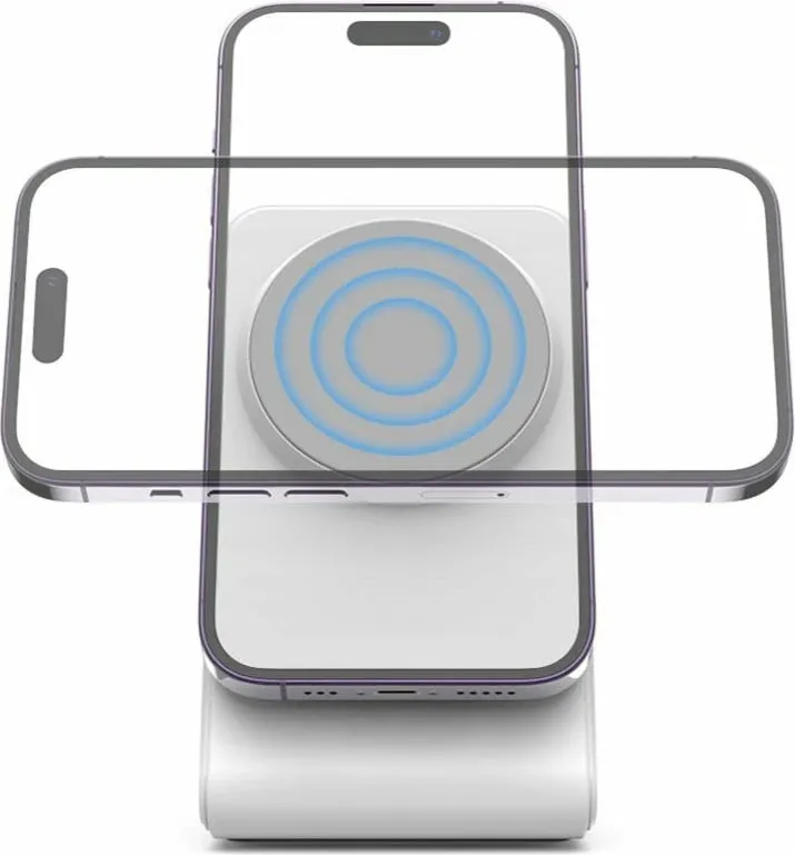 Karikues wireless Tech-Protect QI15W-A38 me MagSafe, i bardhë - 6