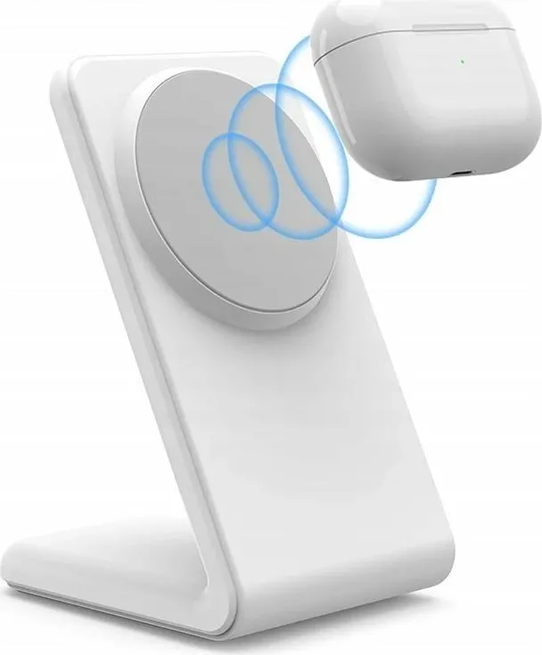 Karikues wireless Tech-Protect QI15W-A38 me MagSafe, i bardhë - 7