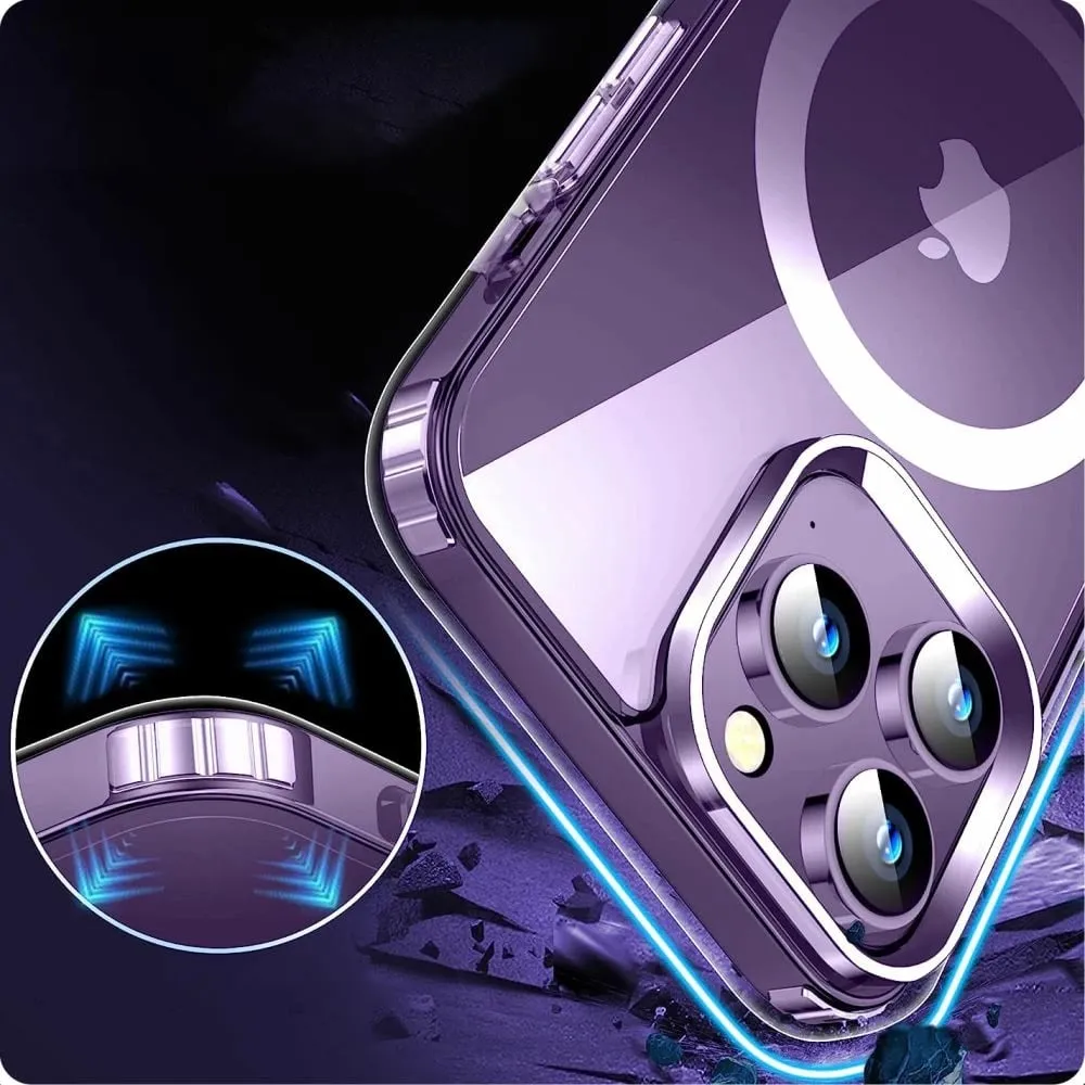 Mbështjellës Tech-Protect FlexAir MagSafe për iPhone 15 Pro Max, Transparent - 3