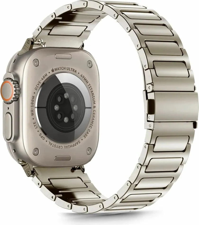 Byzylyk çeliku për Apple Watch Tech-Protect, 44/45/46/49mm, Titanic - 2