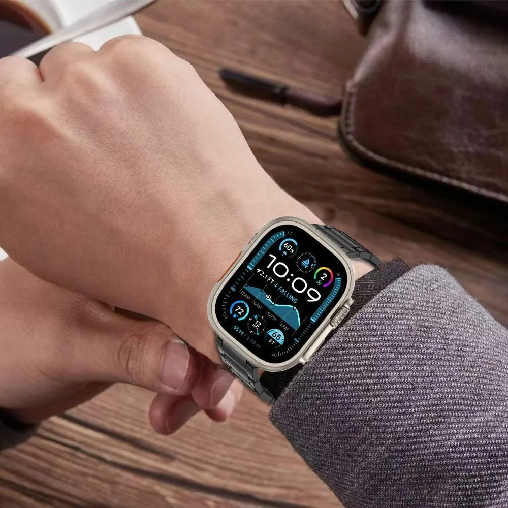 Byzylyk çeliku për Apple Watch Tech-Protect, 44/45/46/49mm, Titanic - 3