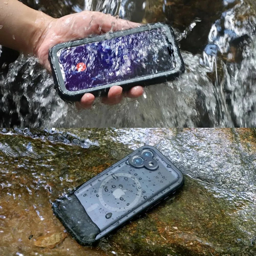 Mbështjellës Tech-Protect ShellBox MagSafe IP68 për iPhone 16 Pro, i zi - 5