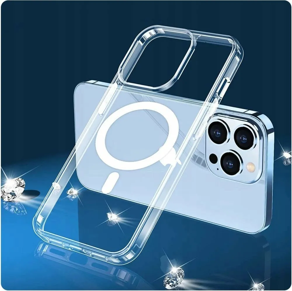 Mbështjellës Tech-Protect FlexAir Hybrid MagSafe për Samsung Galaxy S23, Transparent - 3