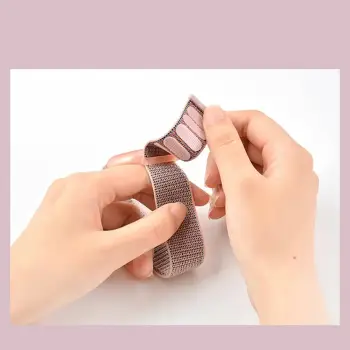Byzylyk për Apple AirTag Tech-Protect Nylon për fëmijë, najlon, i rozë