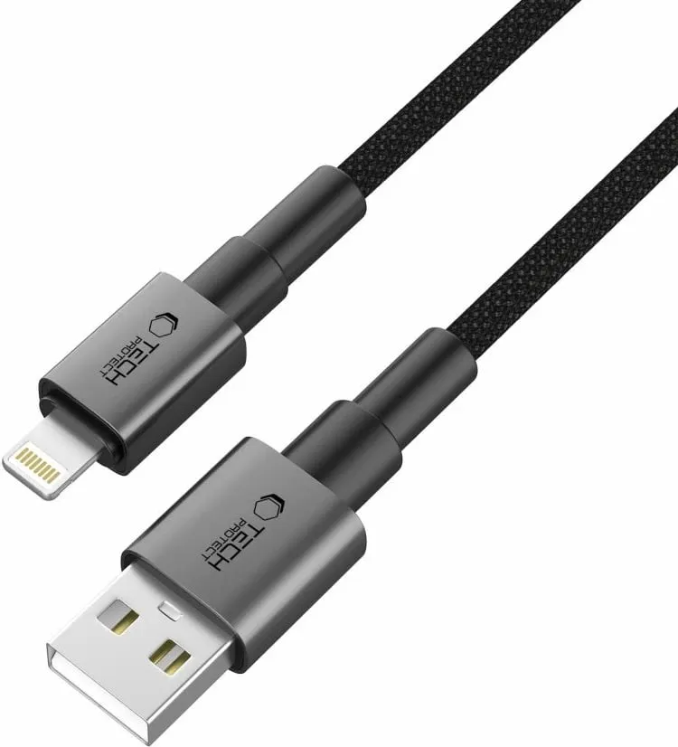 Kabllo Tech-Protect UltraBoost DNA USB-A / Lightning, 200 cm, Gri - 3