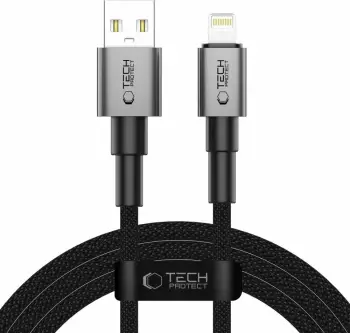 Kabllo Tech-Protect UltraBoost DNA USB-A / Lightning, 200 cm, Gri