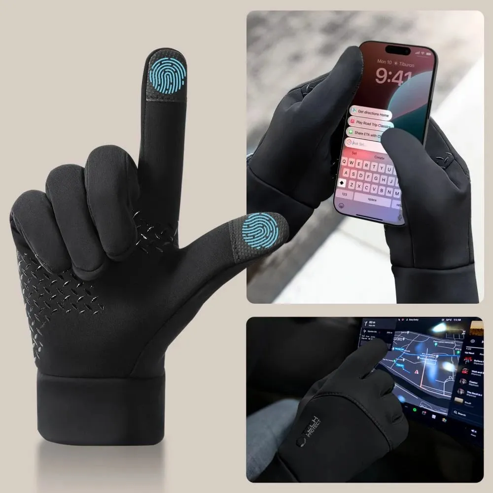 Doreza Tech-Protect WG01 me touch tips, L, të zeza - 2