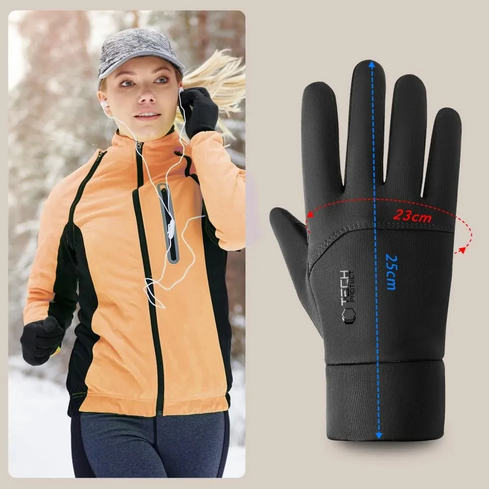 Doreza Tech-Protect WG01 me touch tips, L, të zeza - 7