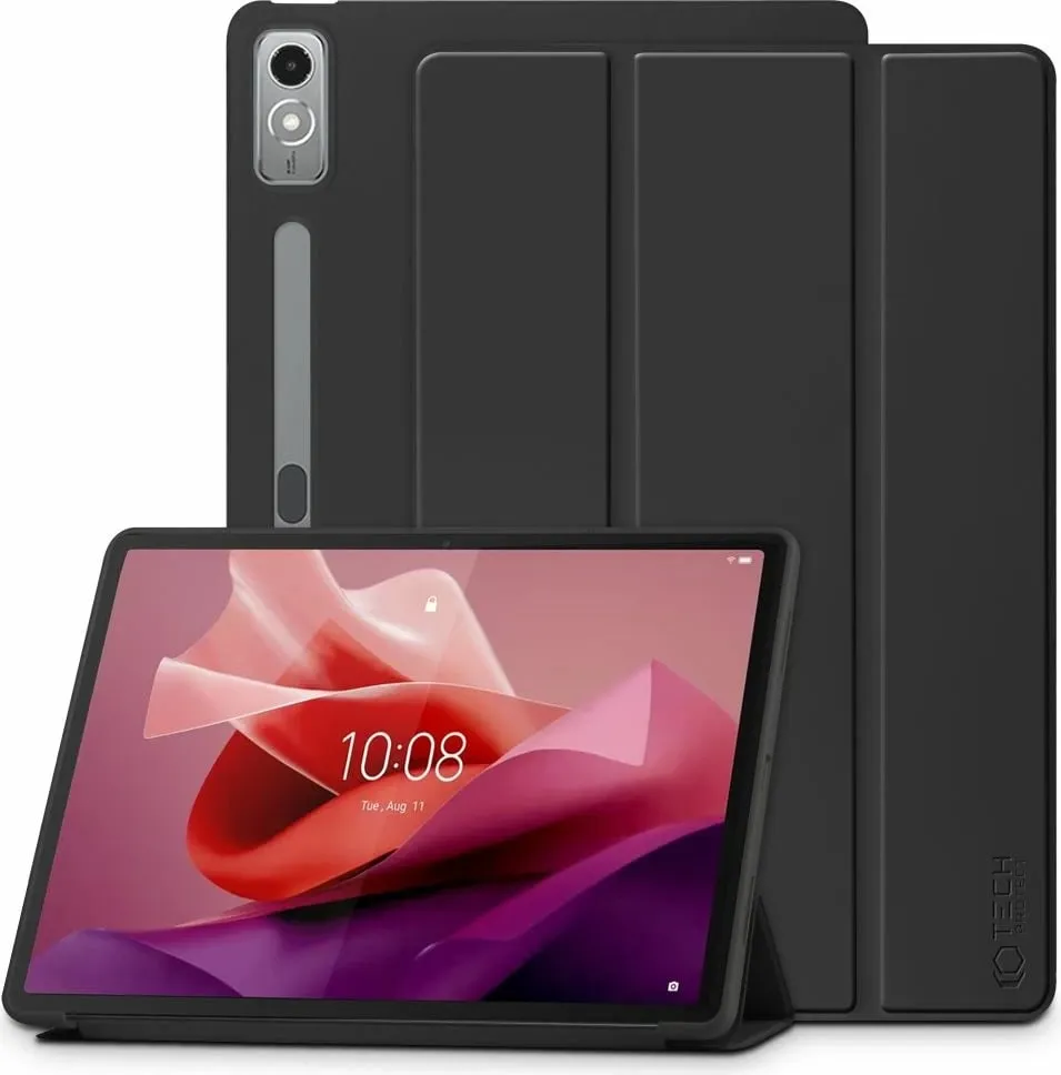 Mbështjellës Tech-Protect SmartCase për Lenovo Tab P12 12.7", i zi - 1