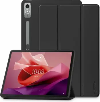 Mbështjellës Tech-Protect SmartCase për Lenovo Tab P12 12.7", i zi