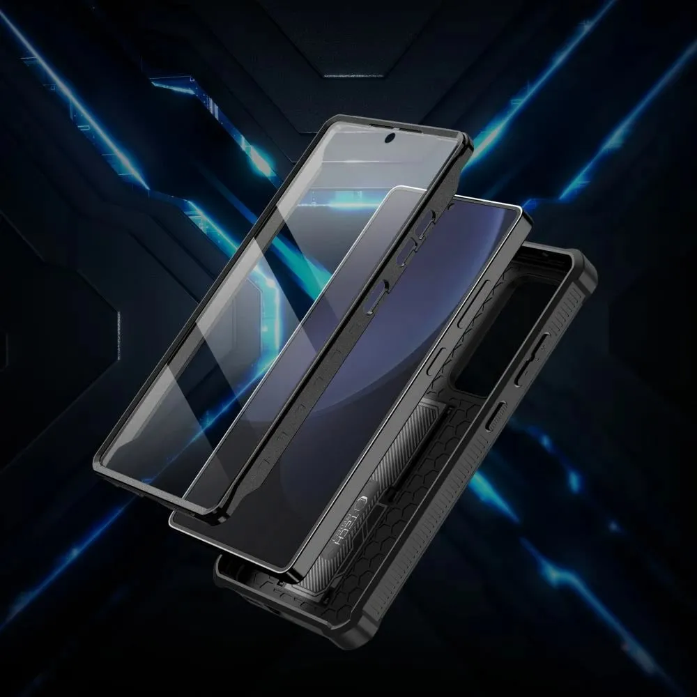 Mbështjellës Tech-Protect Kevlar Cam+ për Samsung Galaxy S25, i zi - 3