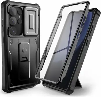 Mbështjellës Tech-Protect Kevlar Cam+ për Samsung Galaxy S25, i zi