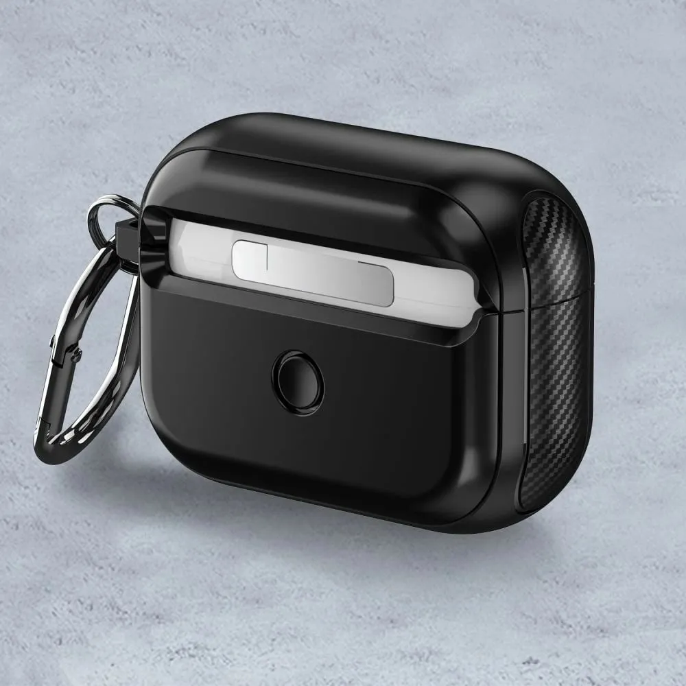 Mbështjellës Tech-Protect Defender me karabiner për AirPods Pro/Pro 2, MagSafe, Gjelbër - 7