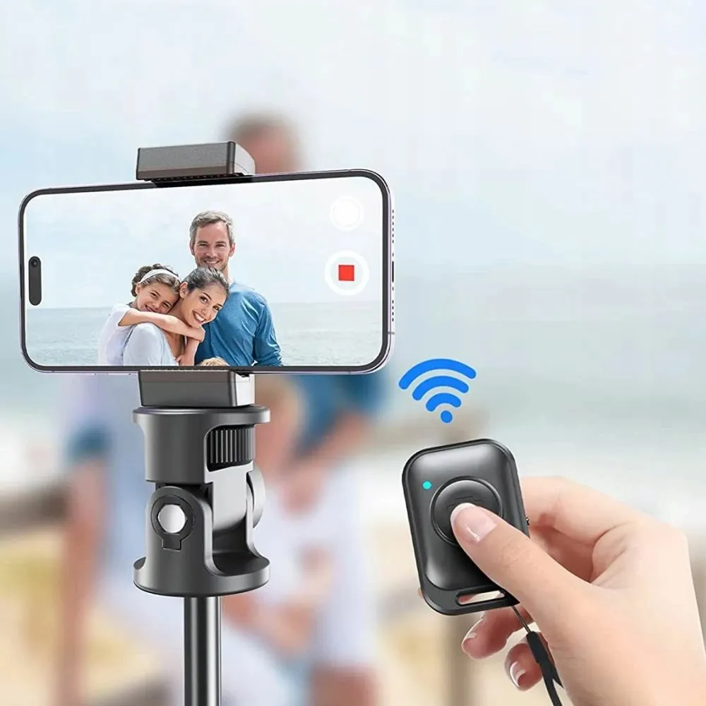 Selfie stick me tripod Tech-Protect L03S, me telekomandë Bluetooth, 148cm, Bardhë - 6