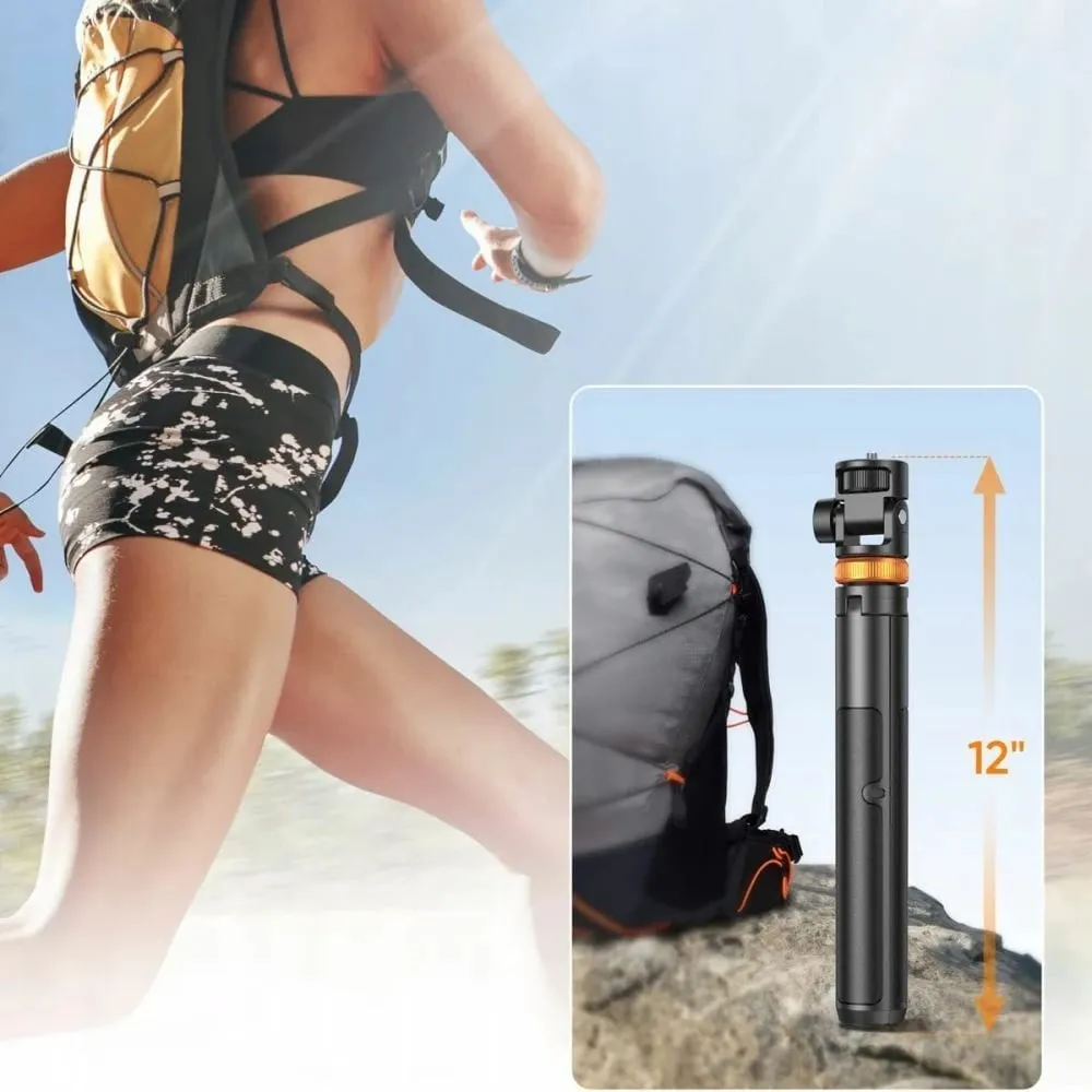 Selfie stick me tripod Tech-Protect L03S, me telekomandë Bluetooth, 148cm, Bardhë - 7