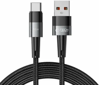 Kabllo USB Tech-Protect UltraBoost, USB A në USB C, 2 m, e zezë