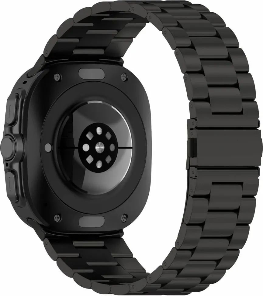 Rrip ore Tech-Protect Stainless, për Samsung Galaxy Watch Ultra 47 mm, çelik inox, i zi - 4