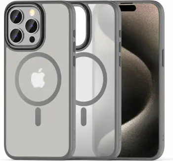 Mbështjellës Tech-Protect MagMat MagSafe për iPhone 15 Pro Max, titanium matte