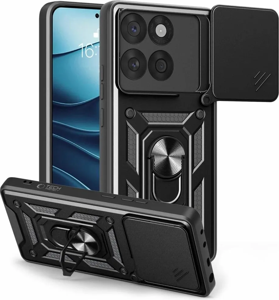 Mbështjellës Tech-Protect CamShield Pro për Motorola Edge 60 Fusion, i zi - 1