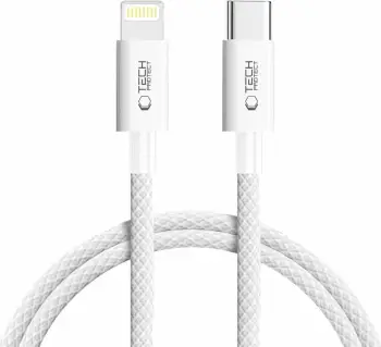 Kabllo karikimi Tech-Protect UltraBoost, USB-C në Lightning, 100 cm, Gri