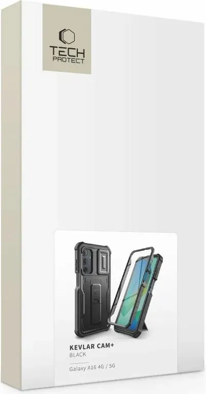 Mbështjellës Tech-Protect Kevlar Cam+ për Samsung Galaxy A16, i zi - 7